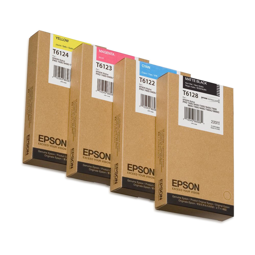 Tinta original epson t6122 cian c13t612200 220ml