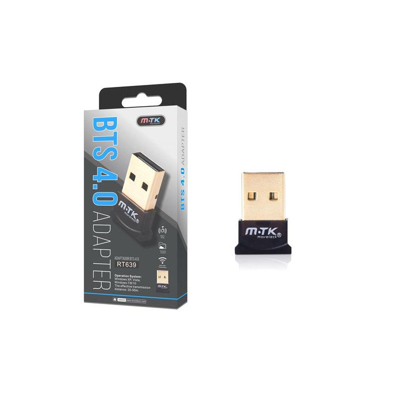 Adaptador Usb Mini Bluetooth 4.0 / RT639 /  MTK