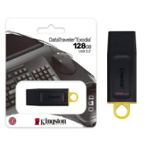 Pendrive Kingston Exodia 128Gb USB 3.2 Gen.1 / Negro-Amarillo / DTX/128GB