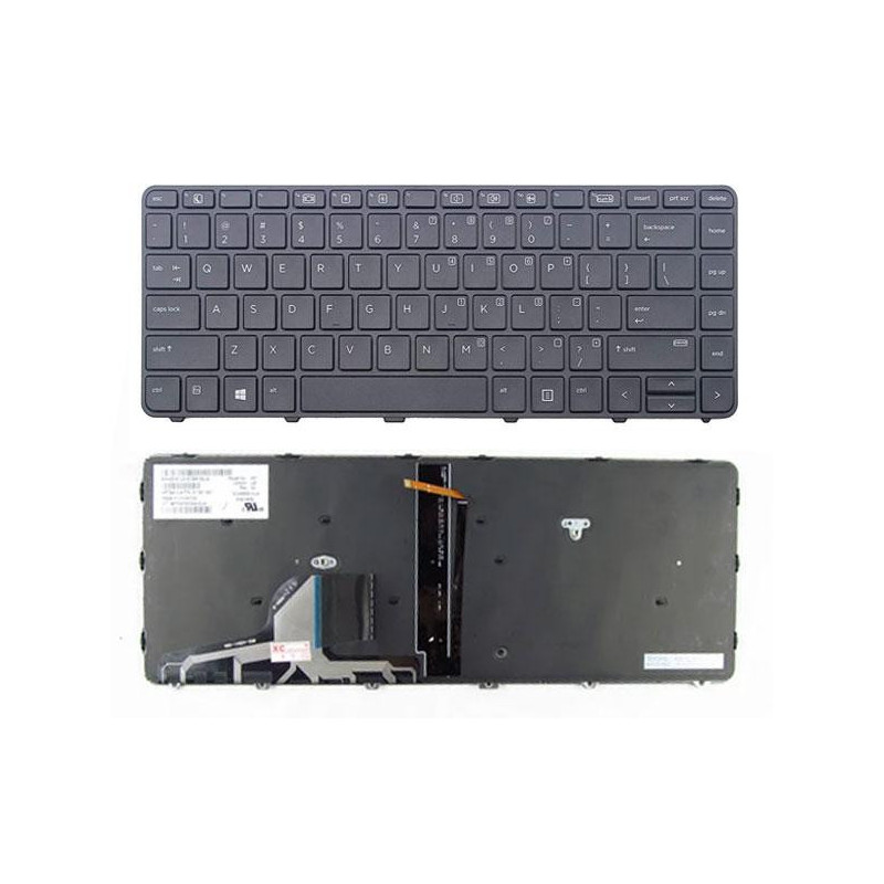Teclado compatible para portátil HP Probook 640 G2 / 430 G3 / 440 G3 / Ingles - Uk