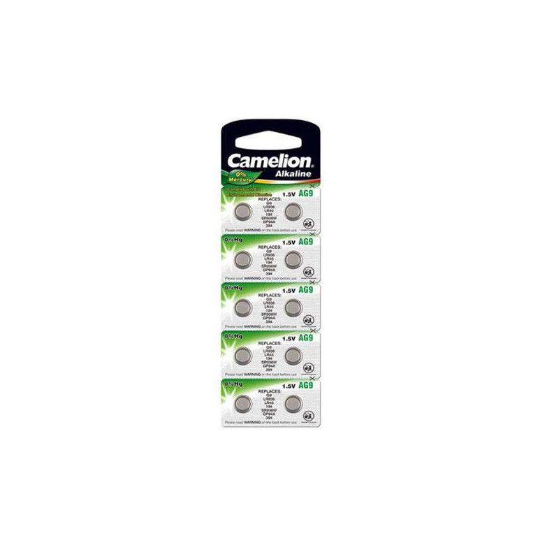 Pila boton Alcalina Lr45 1.5v Camelion (10 uds)  0% Mercurio / Ag9