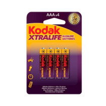 Pilas Kodak Xtralife Alcalinas LR03 AAA  1.5v (4 unid.) / 30951990