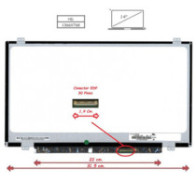 Pantalla para portátil LED 14\ Slim 30 Pines 1366X768 Ancho 315mm"