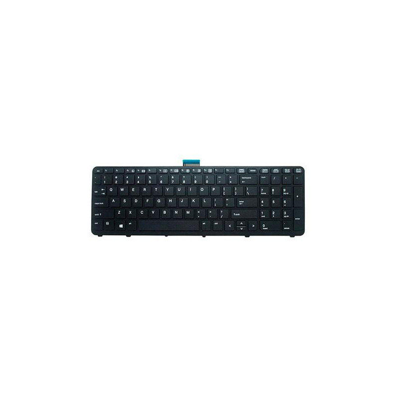 Teclado compatible para portátil HP Zbook 15 G2 / Zbook 17 G2 / Ingles / 733688-001 / Negro