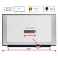 Pantalla para portátil LED 15.6\ Slim 30 Pines Full HD Sin Brackets Gamut 46% Mate"