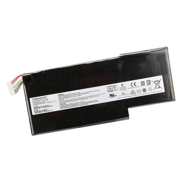 Batería compatible para portátil MSI BTY-M6K 11.4V 4600mAh