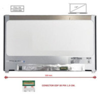 Pantalla compatible para portátil LED 14\ SLIM 30 Pines FULL HD Brackets inferiores"