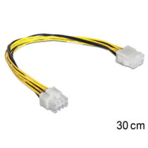 Cable prolongador alimentacion Placa base Eps 8 Pines / 30cm / Delock 83342