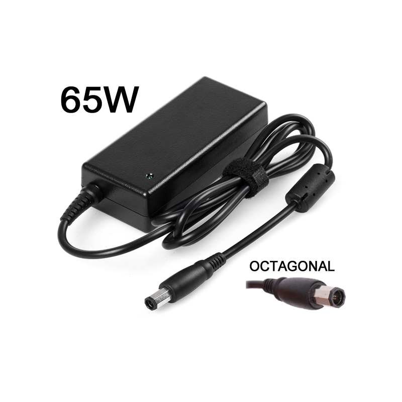 Cargador compatible para portátil DELL 65W 19.5V 3.34A conector octagonal Dayma