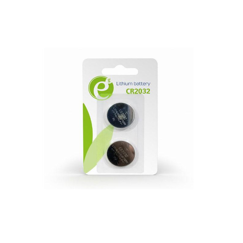 Pila boton Litio Energie para placa base CR2032   Pack 2 unid.  EG-BA-CR2032-01