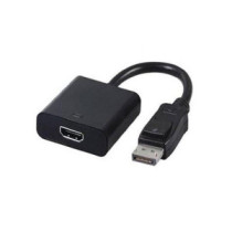 Adaptador DisplayPort a HDMI  M/H / 10cm / Negro / Cablexpert / a-dpm-HDMIf-002