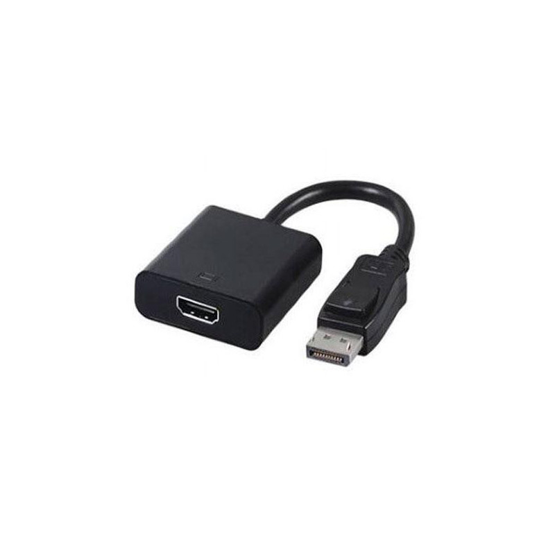 Adaptador DisplayPort a HDMI  M/H / 10cm / Negro / Cablexpert / a-dpm-HDMIf-002