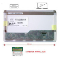 Pantalla compatible para portátil LED 8.9\ 40 Pines WSVGA"