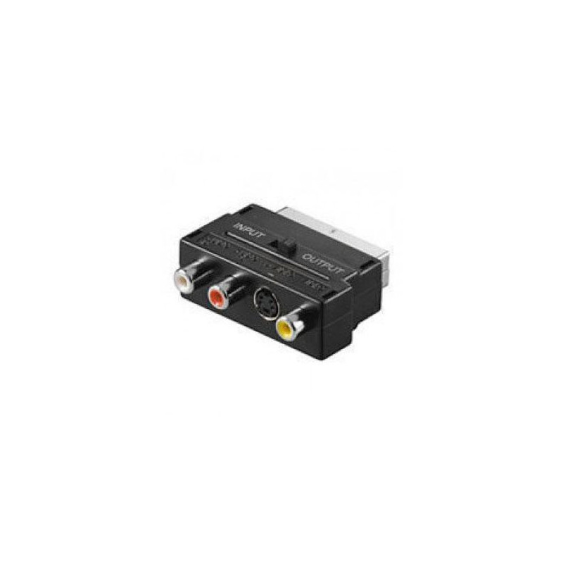 Adaptador Video Euroconector a RCA / S-Video