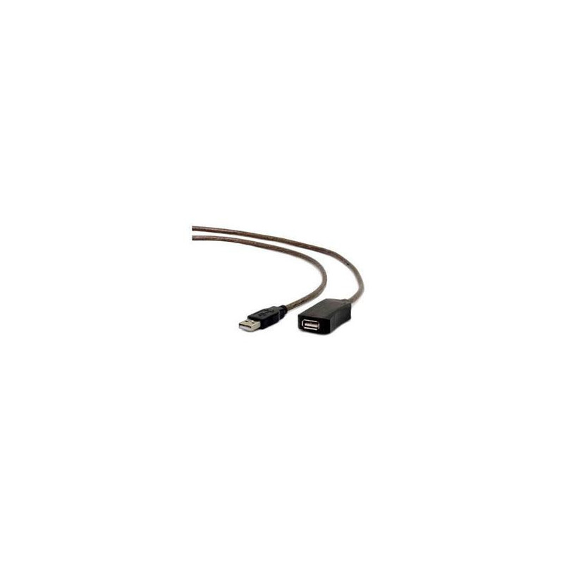 Cable USB amplificador activo USB 2.0 M/H / 5 metros / Cablexpert UAE-01-5M