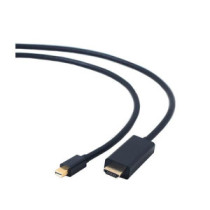 Cable Mini DisplayPort Macho a HDMI Macho / 1.8 m / Negro / Cablexpert cc-mdp-hdmi-6