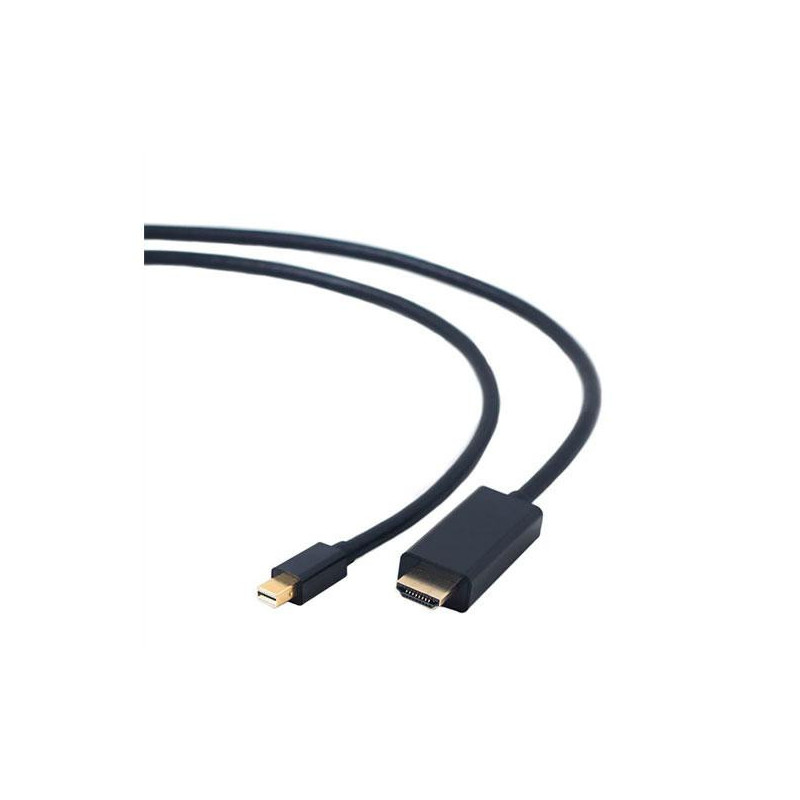 Cable Mini DisplayPort Macho a HDMI Macho / 1.8 m / Negro / Cablexpert cc-mdp-hdmi-6