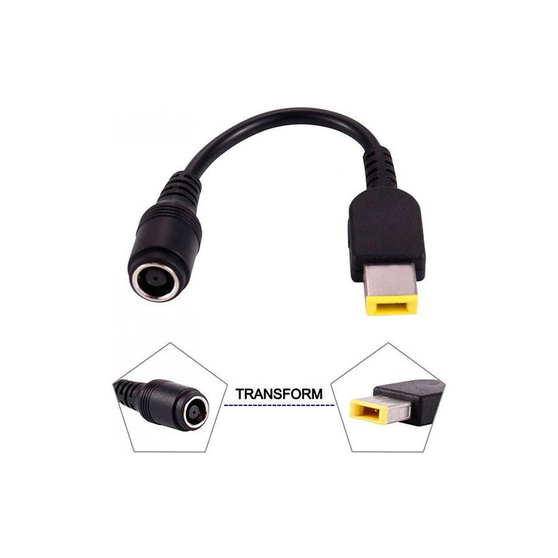 Adaptador de cargador portatil Lenovo 7.9 mm x 5.5mm Rectangular