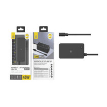 Cargador para portátil universal automático 45w / 8 conectores / 1.2m / AT962 / One +