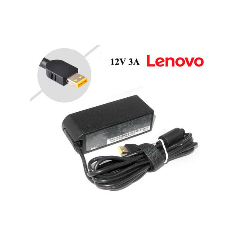 Cargador original para portátil LENOVO 36W 12V 3A 7.4 x 3.0mm (rectangular)