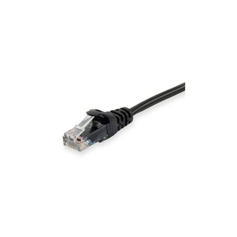 Cable red latiguillo RJ45 cat.6 UTP 0.5 metros / Negro /  Equip  625457