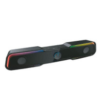 Barra de sonido Bluetooth Gaming Droxio Nessye / Rgb Led 3 Modos / 10w / Jack 3,5mm / Negro