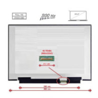 Pantalla para portátil LED 15.6\ Slim 40 Pines Full HD IPS 300hz Sin brackets"