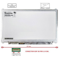Pantalla compatible para portátil LED 13.3\ SLIM 30 Pines HD con Brackets Conector izquierda"