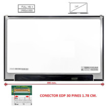 Pantalla compatible para portátil LED 14\ SLIM 30 Pines FULL HD+ Brackets Superiores Sin reborde"