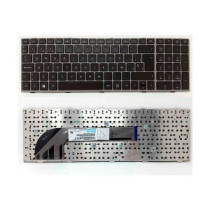Teclado compatible para portátil HP Probook 6440b / 6540b / Marco Gris