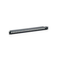 Patch panel vacio cat.6 apantallado 24 puertos keystone 1u
