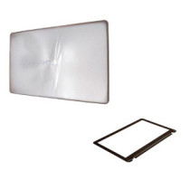 LCD Cover + Bezel compatible para portátil ASUS X540 Plata