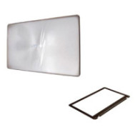 LCD Cover + Bezel compatible para portátil ASUS X540 Plata