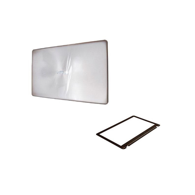 LCD Cover + Bezel compatible para portátil ASUS X540 Plata