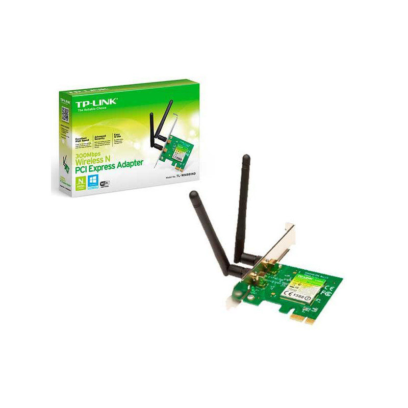 Tarjeta de red PCI-E Wifi TL-WN781ND 150mb 1 Antenas desmontables TP-Link