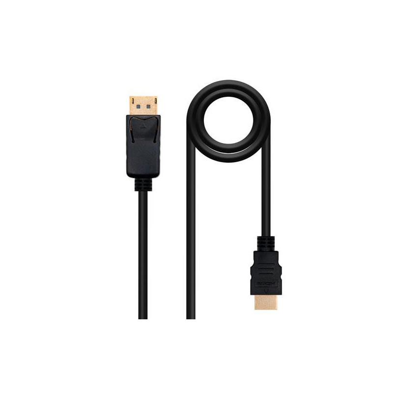 Cable DisplayPort 1.2 a HDMI  M/M / 2m / Nanocable  10.15.4302