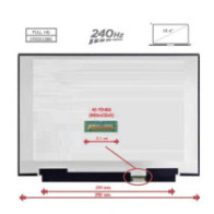 Pantalla para portátil LED 15.6\ 40 Pines Full HD Sin Brackets 240 Hz"