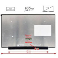 Pantalla para portátil LED 17.3\ Slim 40 Pines QHD (2560x1440) 165 Hz Sin brackets / NE173QHM-NY1"