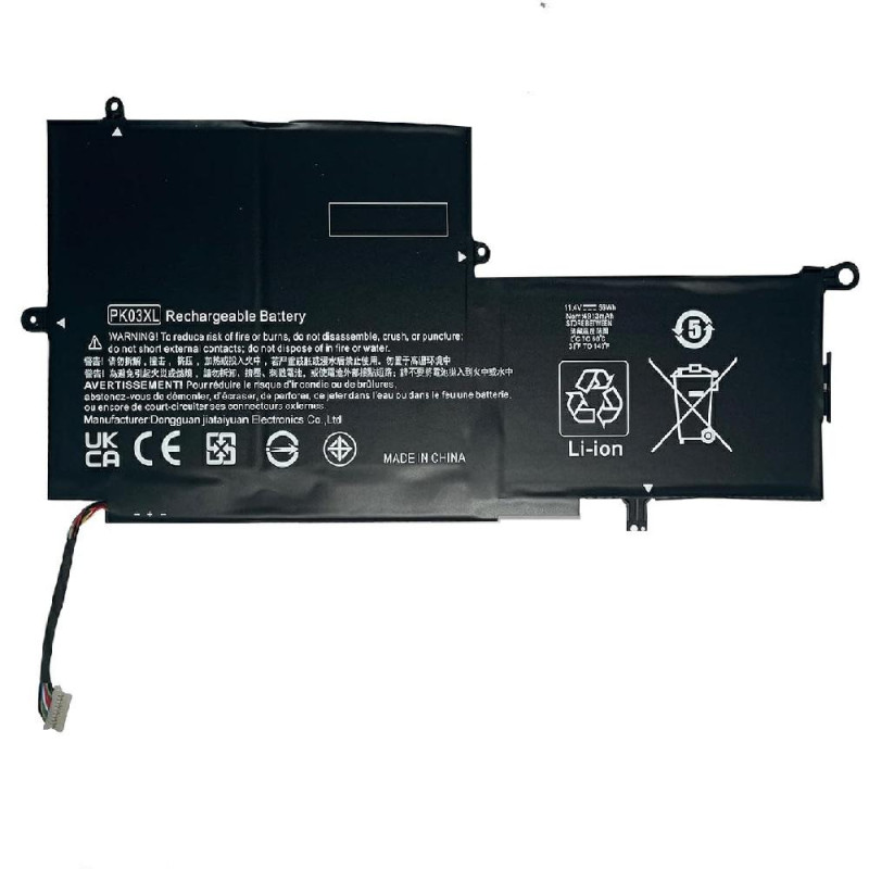 Batería compatible para portátil HP PK03XL 11.4V 3600mAh