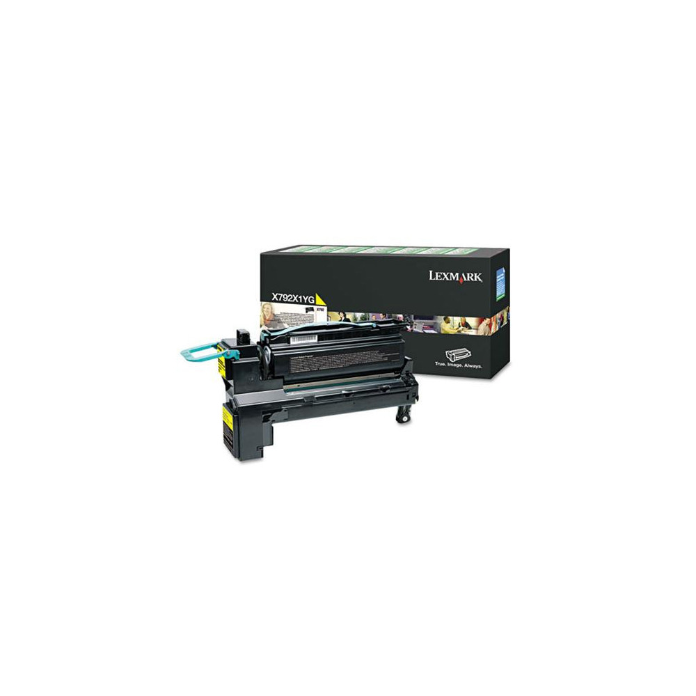 Tóner original lexmark x792x1yg amarillo 20.000 páginas