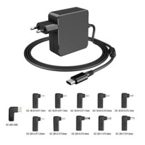 Cargador para portátil universal automático 65W Type-C / Incluye 11 conectores