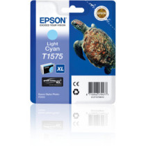 Tinta original epson t1575 cian claro c13t15754010 25.9ml