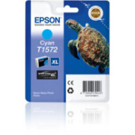 Tinta original epson t1572 cian c13t15724010 25.9ml