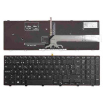 Teclado compatible para portátil DELL Inspiron 15-5000 series 5521 / 5542 / 5547 Retroiluminado / Negro
