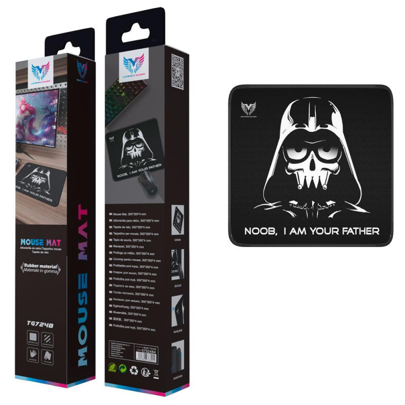 Alfombrilla Gaming TG7248 Noob / 300x350x4mm / MTK / 0752484