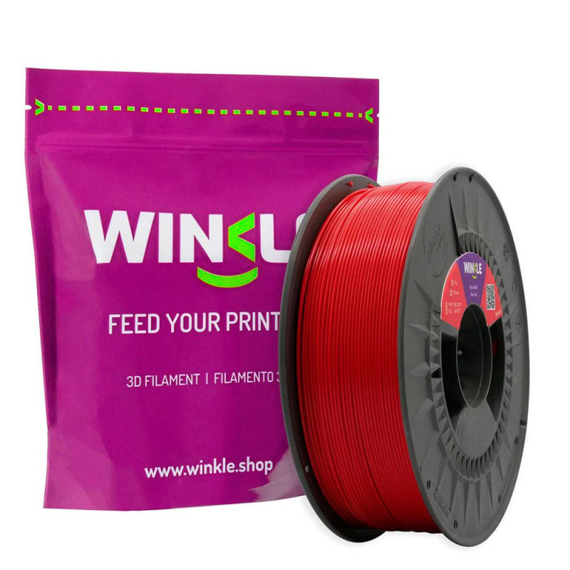 Filamento Rojo Diablo Winkle PLA-HD / 1.75mm / Maquinas 3D / 1 Kg