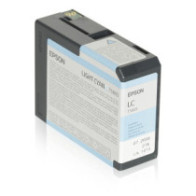 Tinta original epson t580500 cian claro c13t580500 80ml