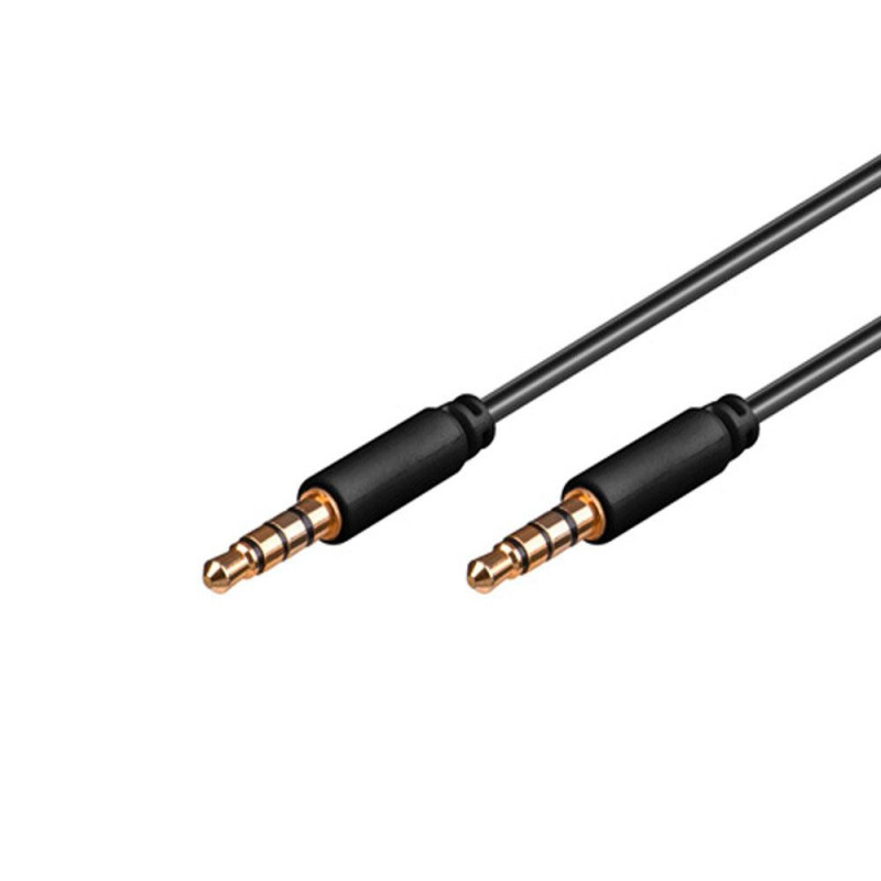 Cable audio estereo Jack 3.5 M/M  5m / 4 pines / Delock 83438