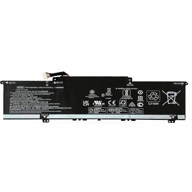 Batería compatible para portátil HP Envy X360 13-AY / 13-AR / 11.1v / 4.100mah / BN03XL