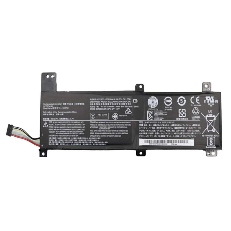 Batería compatible para portátil LENOVO L15C2PB2 7.6V 3800 mAh